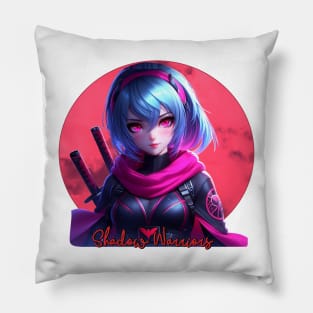 Shadow Warrior Ninja Girl Pillow