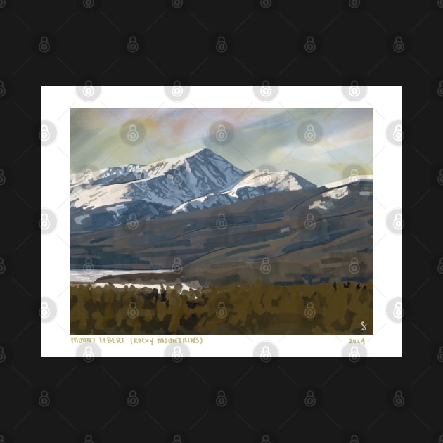 Mount Elbert in Colorado by sydneybrookeart