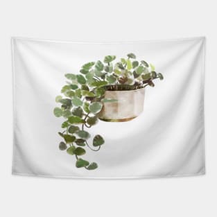 String of Hearts Succulent House Plant Tapestry