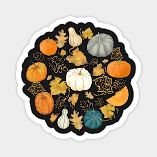 Pumpkin Harvest Season Magnet