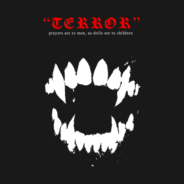 TERROR FANG TEE by LILTERROR