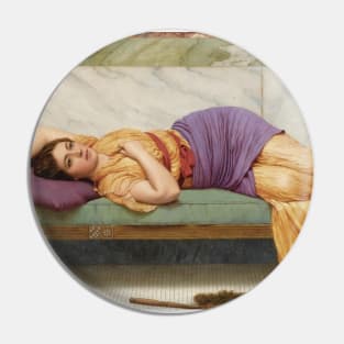 The Day Dream by John William Godward Pin