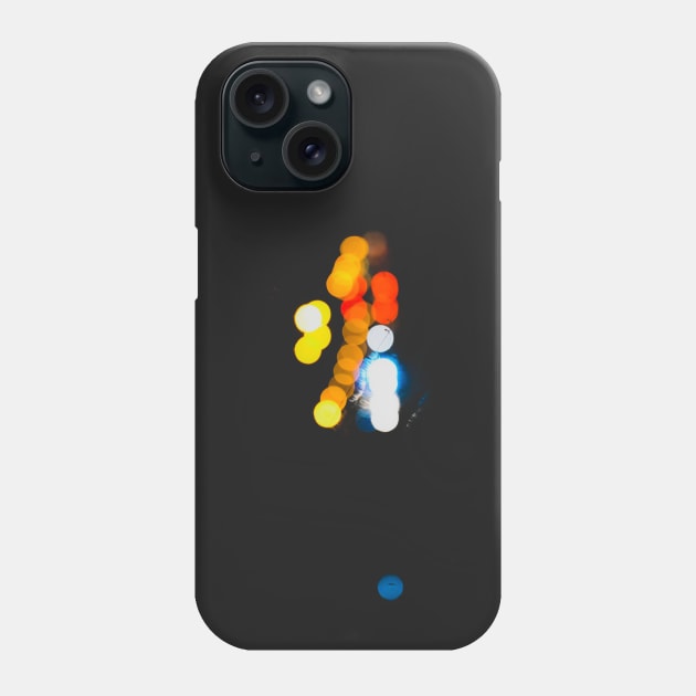 Colorful Night Lights, Bokeh Phone Case by Kate-P-