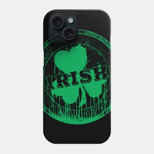 Irish Shamrock St. Patricks Day Round Logo Phone Case