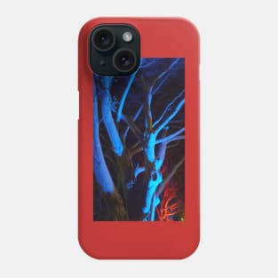 Fluoro Blue Branches Phone Case