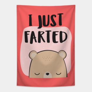 I Farted - Cute But Still - The Smell We All Smelt - Peach Tapestry