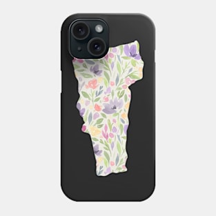 Vermont Silhouette Florals Phone Case