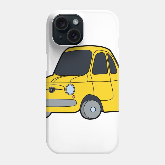 Fiat 500 Cute Phone Case by Reujken