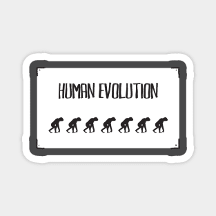 Human Evolution Magnet