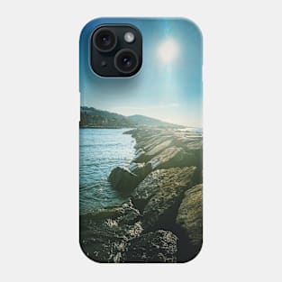 Sunny Summer Seaside Rocks Phone Case