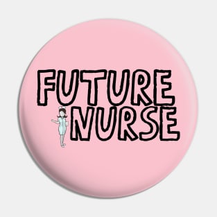 Future Nurse - Nurse Cartoon Pin