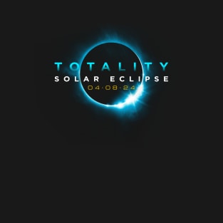 North American Total Solar Eclipse 2024 Totality 04.08.24 graphic T-Shirt