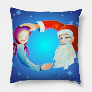 Here it Comes Santa Claus Pillow