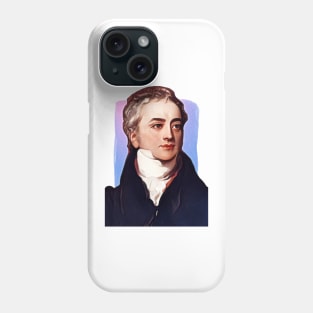 British Polymath Thomas Young illustration Phone Case