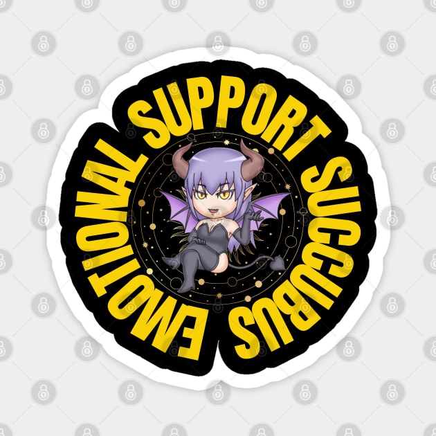 Emotional Support Succubus Magnet by Spatski