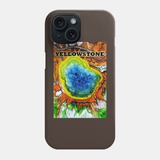 Yellowstone Hot Springs Phone Case