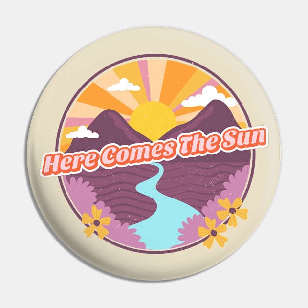 Here Comes the Sun - Retro Hawaiian Pin by Motro Style