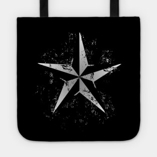 Nautical Star - Grunge Grey Tote