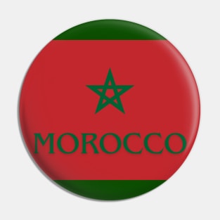 Moroccan Flag Pin