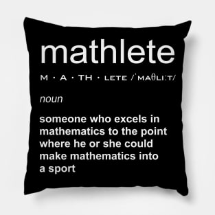 Mathlete Definition Pillow