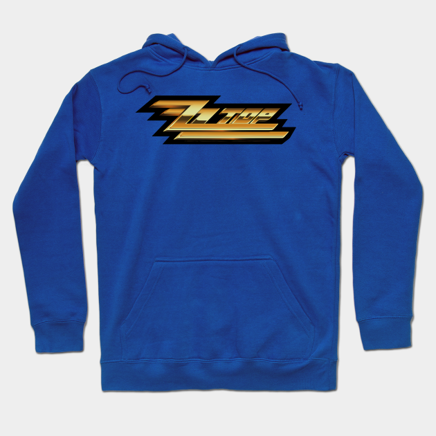 Zz Top Logo Gold Zz Top Hoodie Teepublic De