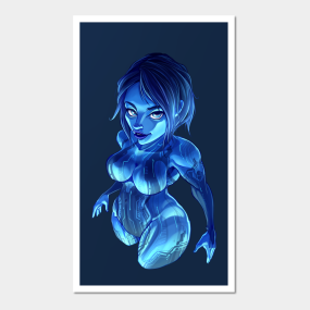 Cortana Posters And Art Prints Teepublic