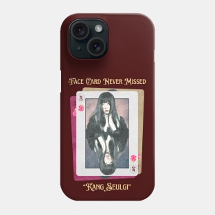 Kang Seulgi Face Card Red Velvet Phone Case