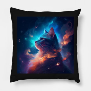 Celestial Felines Pillow