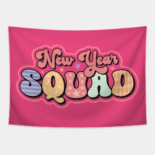 new year squad Tapestry