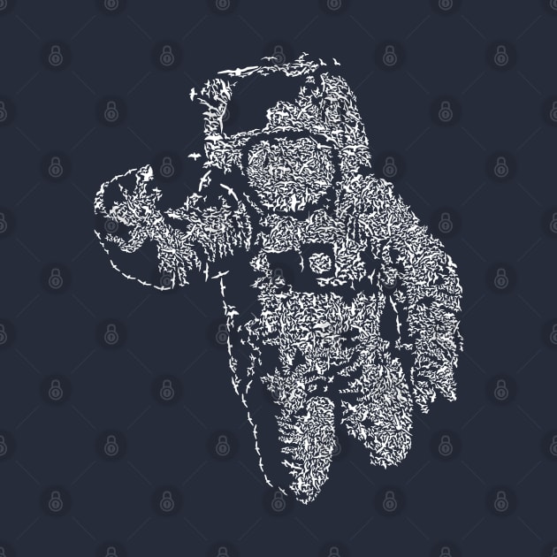 Flying Astronaut by Koala Tees