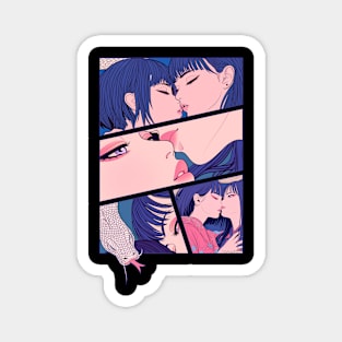 Geisha Lovers and Snake 6902 Magnet