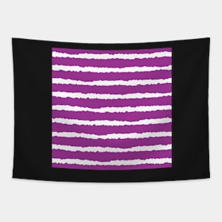 Purple Horizontal Stripe Seamless Pattern Tapestry