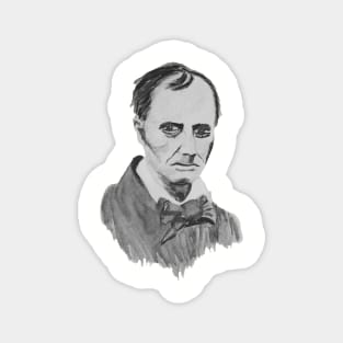 Portrait Charles Baudelaire Magnet