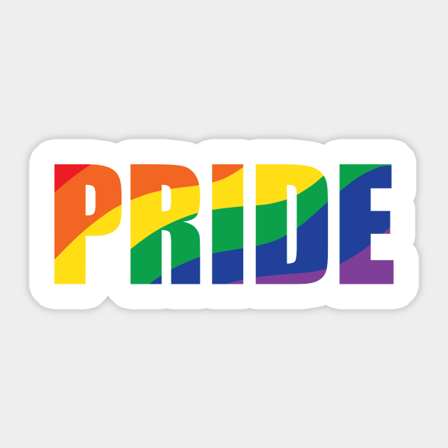 PRIDE Wave - Gay Pride - Sticker | TeePublic