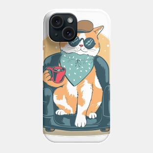 Coffee Cat Phone Case