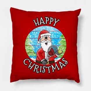 Christmas Tennis Player Santa Xmas 2022 Pillow