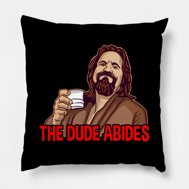 big lebowski the dude abides Pillow by opoyostudio