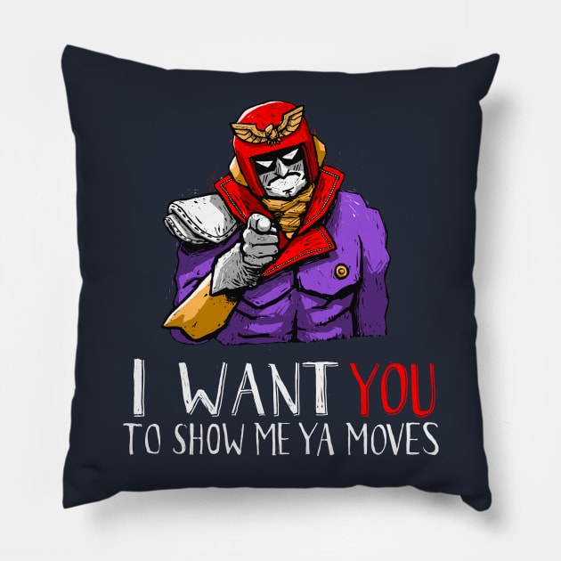 Show Me Ya Moves Pillow by RonanLynam