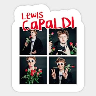 Lewis Capaldi Rush Album Cover Sticker