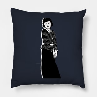 It Happened One Night | Portrait of Claudette Colbert as Ellen "Ellie" Andrews Pillow