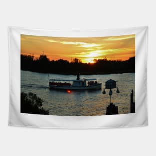 Sunset Cruise Tapestry