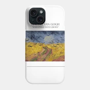 Wheatfield with Crows Phone Case