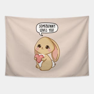 Somebunny loves you Tapestry