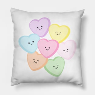 Candy Hearts | by queenie's cards Pillow