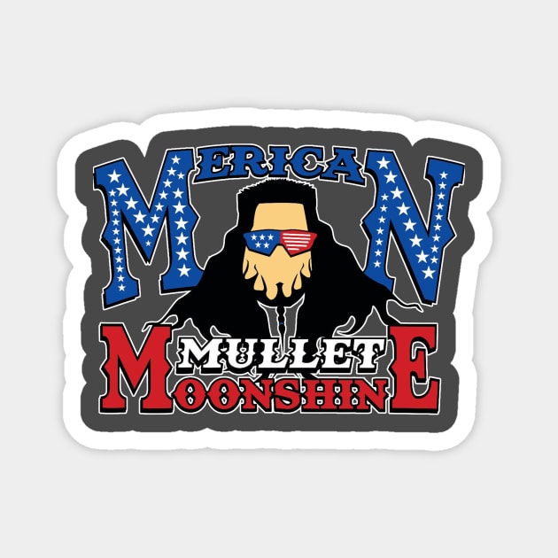Merican Mullet Moonshine Magnet by ChazTaylor713