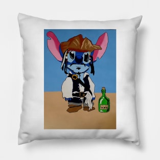 Captain Jack Stitch has his rum Pillow