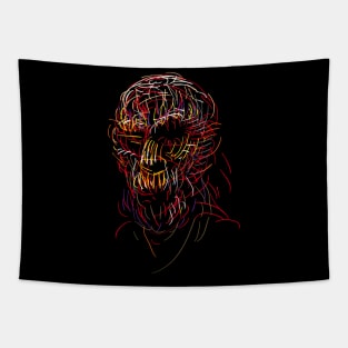 king (abstract face) Tapestry