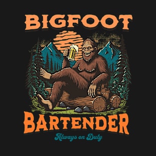 Bigfoot Bartender T-Shirt