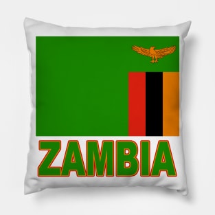 The Pride of Zambia - Zambian Flag Design Pillow