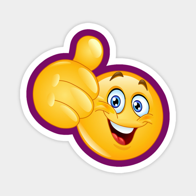 Thumb Up Emoji Smile Magnet Teepublic